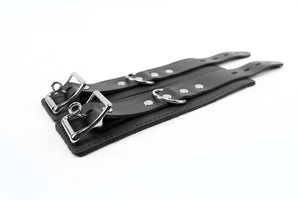 Premium Lambskin Leather Wrist & Ankle Cuffs - BDSM Bondage Restraints Set | Atlanta Collection
