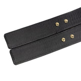 11-Piece Leather BDSM Restraint Set with Thigh Cuffs | Avery Collection