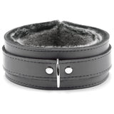 BDSM Leather Ankle & Wrist Cuffs with Collar, Chain, & Leash Set | Bonn Collection