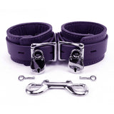 Premium Lambskin Leather Wrist & Ankle Cuffs - BDSM Bondage Restraints Set | Atlanta Collection