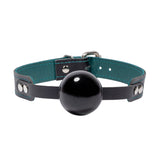 Lockable Leather Bondage Restraints Set - 11 Piece BDSM Gear with Ball Gag | Avery Collection
