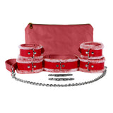 IVO Leather BDSM Collar With Chain Leash | IVO Collection