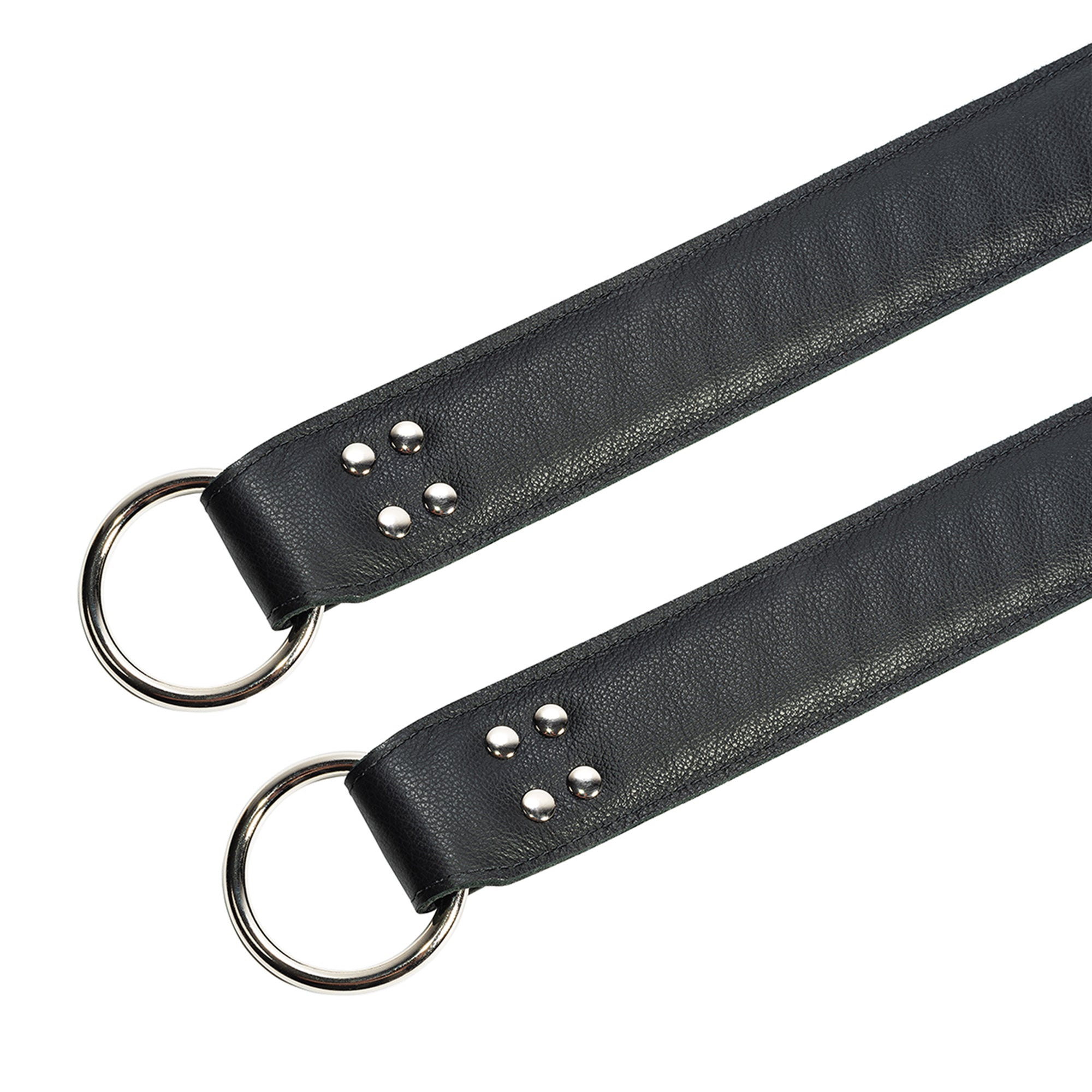 BDSM Leather Suspension Wrist Restraint Cuffs for Bondage Play | Madison Collection