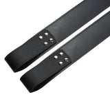 BDSM Leather Suspension Wrist Restraint Cuffs for Bondage Play | Madison Collection