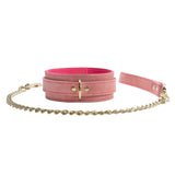 Rose Luxury Pink Suede Bondage Kit with Storage Case