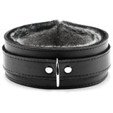 BDSM Leather Ankle & Wrist Cuffs with Collar, Chain, & Leash Set | Bonn Collection