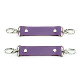 Premium Leather BDSM Connectors - Two Restraint Clips | Atlanta Collection