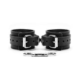 Premium Lambskin Leather Wrist & Ankle Cuffs - BDSM Bondage Restraints Set | Atlanta Collection