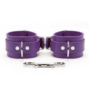 Premium Lambskin Leather Wrist & Ankle Cuffs - BDSM Bondage Restraints Set | Atlanta Collection
