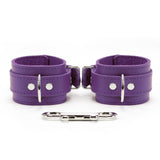 Premium Lambskin Leather Wrist & Ankle Cuffs - BDSM Bondage Restraints Set | Atlanta Collection