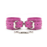 Premium Lambskin Leather Wrist & Ankle Cuffs - BDSM Bondage Restraints Set | Atlanta Collection