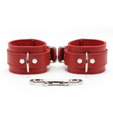 Premium Lambskin Leather Wrist & Ankle Cuffs - BDSM Bondage Restraints Set | Atlanta Collection