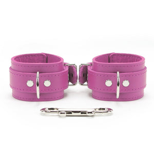 Premium Lambskin Leather Wrist & Ankle Cuffs - BDSM Bondage Restraints Set | Atlanta Collection
