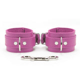 Premium Lambskin Leather Wrist & Ankle Cuffs - BDSM Bondage Restraints Set | Atlanta Collection
