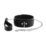 Premium Latigo Leather BDSM Collar and Leash Set | Atlanta Collection