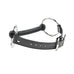 Bonn Mouth Bit Gag Premium Lambskin Leather Strap Tor Grade Resin