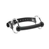 Premium Lambskin Leather Bit Gag with Rubber Bit for BDSM | Bonn Collection