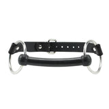 Premium Lambskin Leather Bit Gag with Rubber Bit for BDSM | Bonn Collection