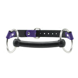 Premium Lambskin Leather Bit Gag with Rubber Bit for BDSM | Bonn Collection