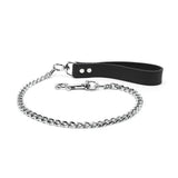 BDSM Leather Lead with Luxurious Handle for Dominance Play | Atlas Collection