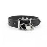Lambskin Leather BDSM Collar - Handmade Fetish Gear | Atlas Collection