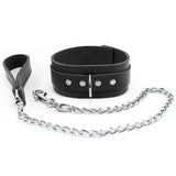 Premium Latigo Leather BDSM Collar and Leash Set | Atlanta Collection