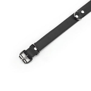 Lambskin Leather BDSM Collar - Handmade Fetish Gear | Atlas Collection