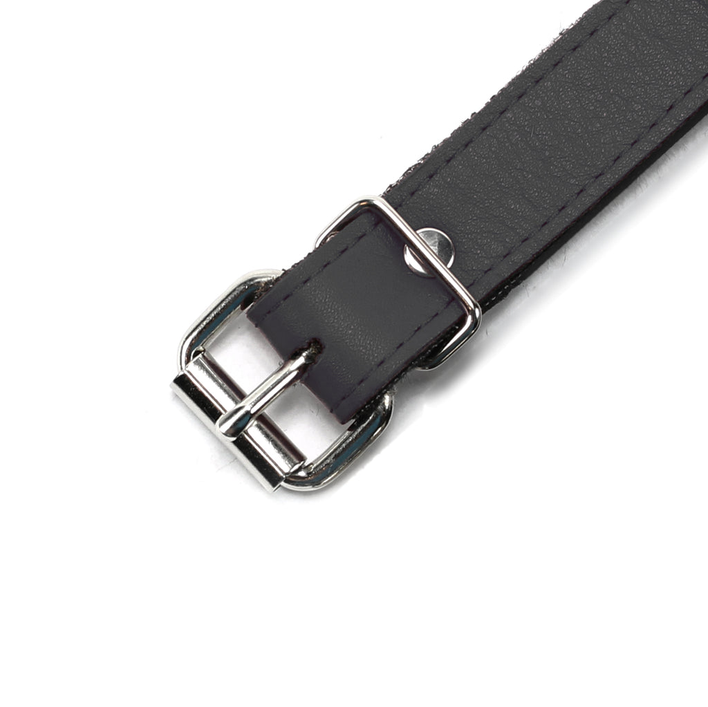 Deluxe Leather BDSM Collar for Bondage Restraint | Minos Collection