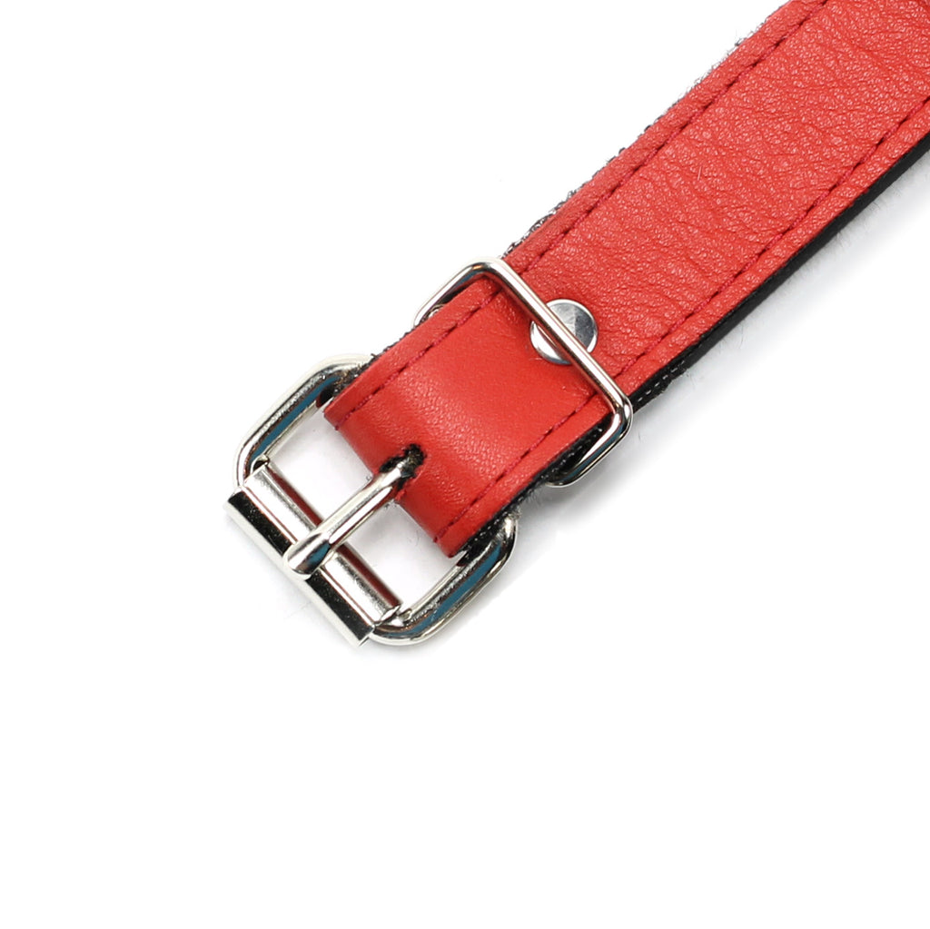 Deluxe Leather BDSM Slave Collar Adjustable with Locking Buckle | Nikita Collection