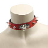 Deluxe Leather BDSM Slave Collar Adjustable with Locking Buckle | Nikita Collection