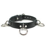 Deluxe Leather BDSM Collar for Bondage Restraint | Minos Collection