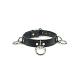 Deluxe Leather BDSM Collar for Bondage Restraint | Minos Collection