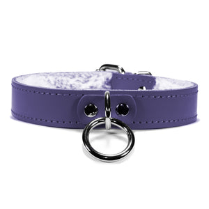Colorful Fur BDSM Day Collar with O-ring – Discreet & Stylish | Kaytlyn Collection