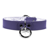 Colorful Fur BDSM Day Collar with O-ring – Discreet & Stylish | Kaytlyn Collection