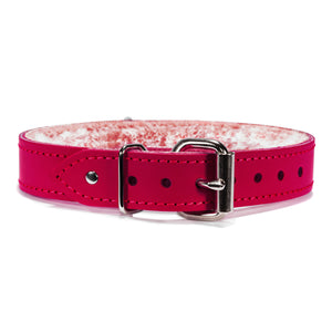Colorful Fur BDSM Day Collar with O-ring – Discreet & Stylish | Kaytlyn Collection