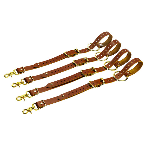 4 Bed Restraints Leather Straps