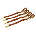 4 Bed Restraints Leather Straps