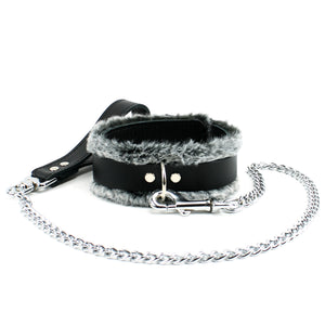 9-Piece Genuine Leather BDSM Restraint Set - Wrist & Ankle Cuffs, Chain Lead, Collar | IVO Collection