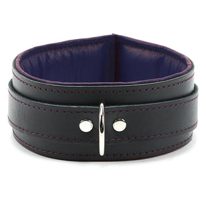BDSM Lambskin Leather Collar - Ultra Soft, Premium Bondage Gear | Madison Collection