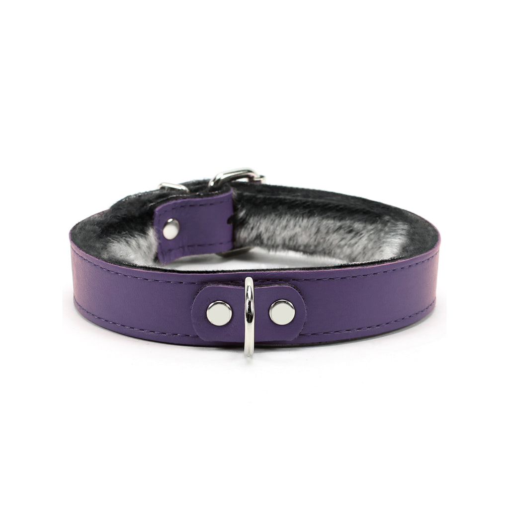 Purple collar store human