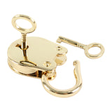 High-Security BDSM Leather Padlock - Premium Grade Lock for Fetish Gear