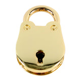 High-Security BDSM Leather Padlock - Premium Grade Lock for Fetish Gear