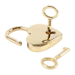 High-Security BDSM Leather Padlock - Premium Grade Lock for Fetish Gear