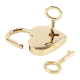 High-Security BDSM Leather Padlock - Premium Grade Lock for Fetish Gear