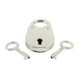 High-Security BDSM Leather Padlock - Premium Grade Lock for Fetish Gear