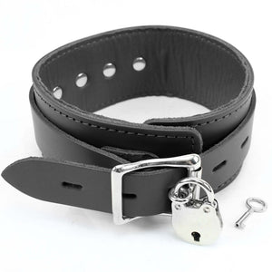 Atlanta Lambskin Leather BDSM Collar - Handmade and Premium Quality | Atlanta Collection