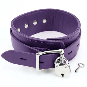Atlanta Lambskin Leather BDSM Collar - Handmade and Premium Quality | Atlanta Collection