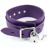 Atlanta Lambskin Leather BDSM Collar - Handmade and Premium Quality | Atlanta Collection