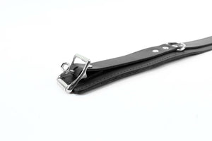 Premium Latigo Leather BDSM Collar and Leash Set | Atlanta Collection