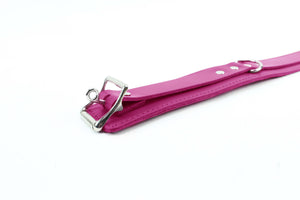 Premium Latigo Leather BDSM Collar and Leash Set | Atlanta Collection